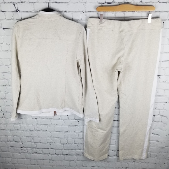 BOSTON PROPER | two piece jacket pant leisure set - Picture 2 of 7